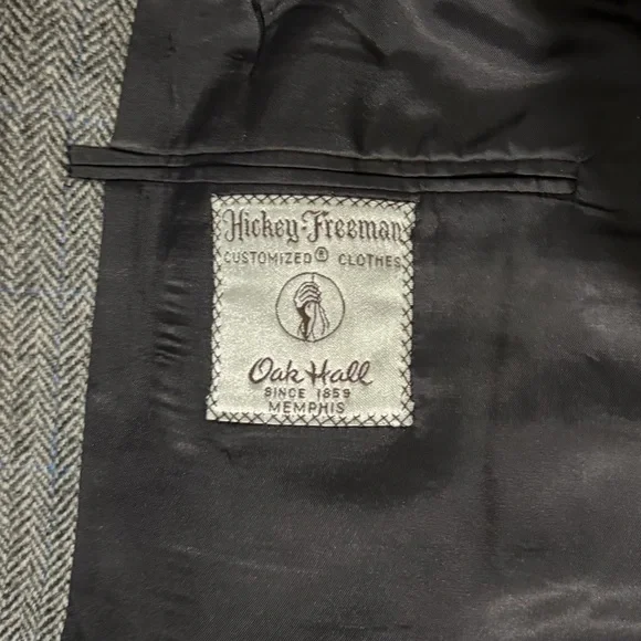 Hickey Freeman Charcoal Blazer